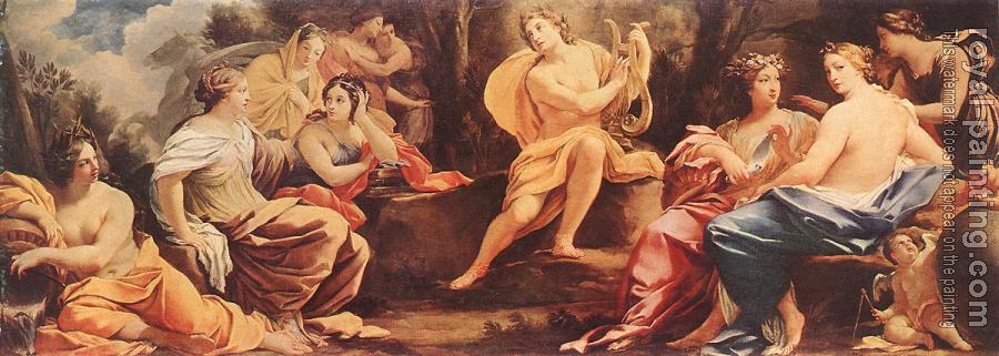 Simon Vouet : Parnassus or Apollo and the Muses